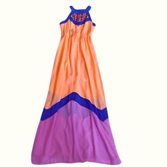 Dillards GB‎ XS Maxi Dress - Picture 3 of 7